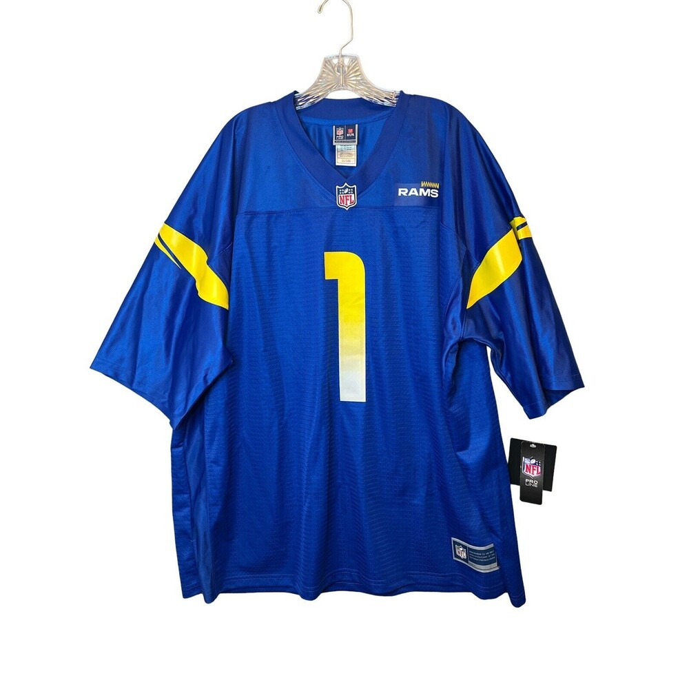 Pro line NFL ‎ Jackson #1 LA RAMS Authentic Elite Football Jersey 3XL